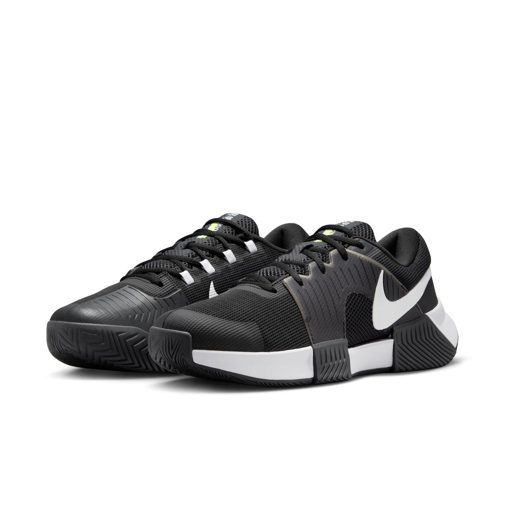 Nike Men's Zoom GP Challenge 1 Hard Court Tennis Shoes in Black/White-Black