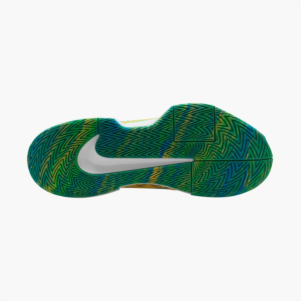 Nike Women's Zoom Challenge Pickleball Shoes in Topaz Gold/Topaz Gold-Blue Hero-White