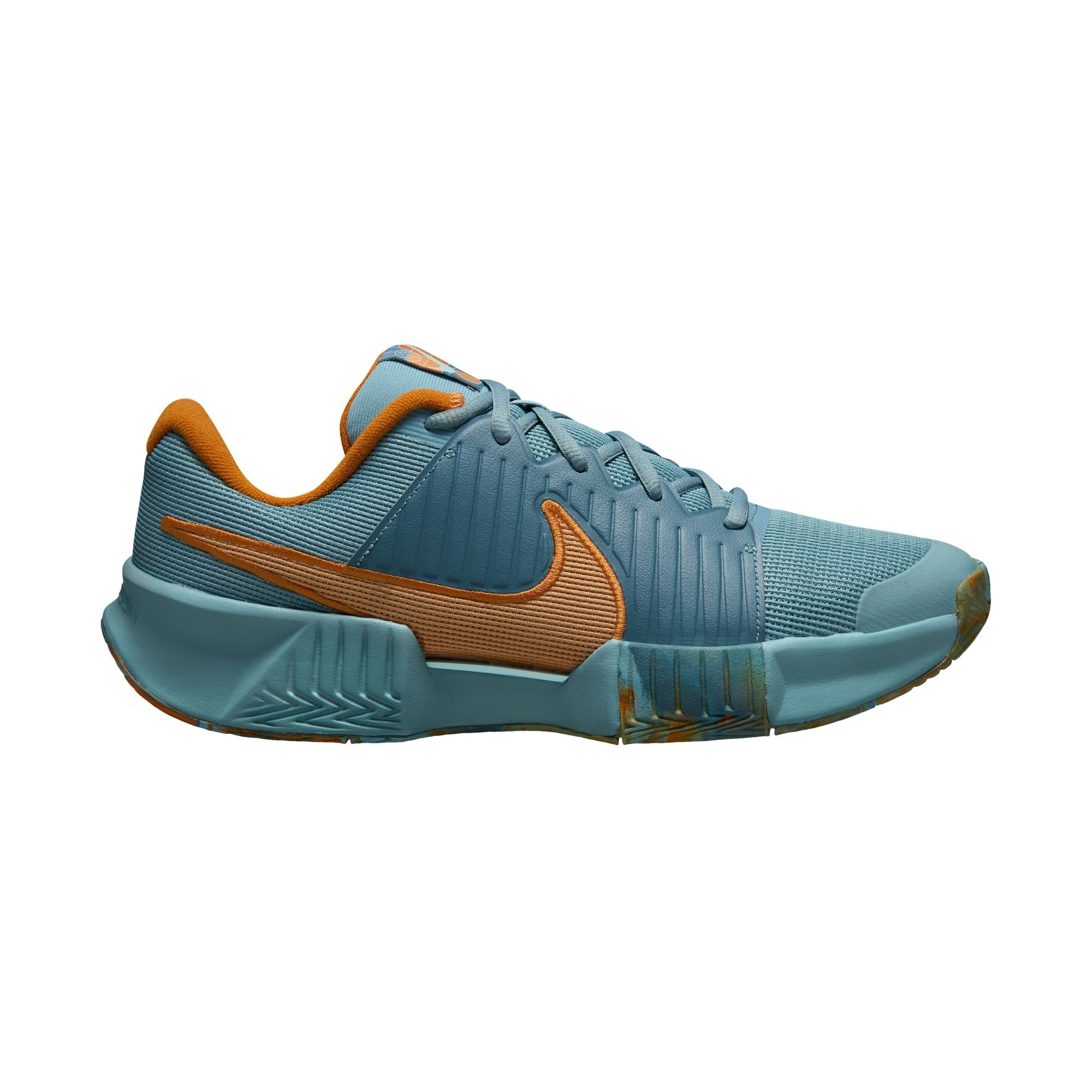 Nike Men's Zoom Challenge Pickleball Shoes in Denim Turq/Copper Moon-Smokey Blue