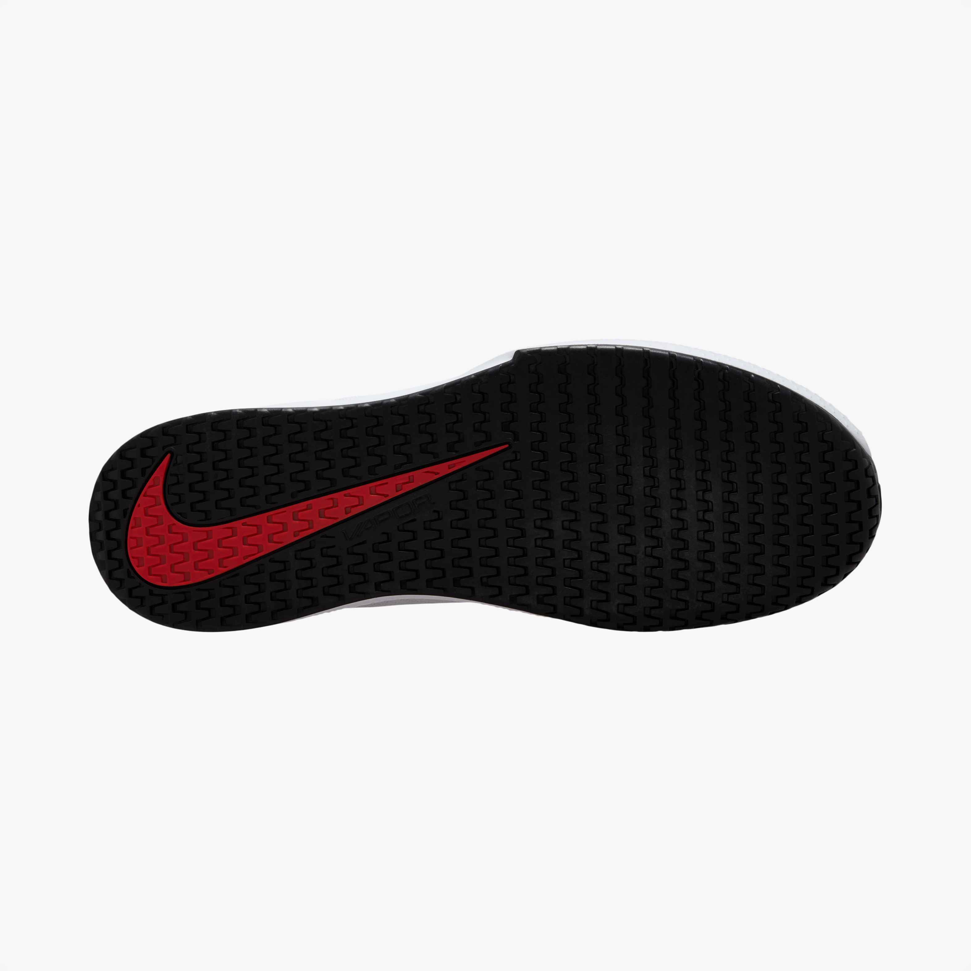 Nike Men's Vapor Lite 3Hard Court Tennis Shoes in White/Lt Crimson-Pure Platinum