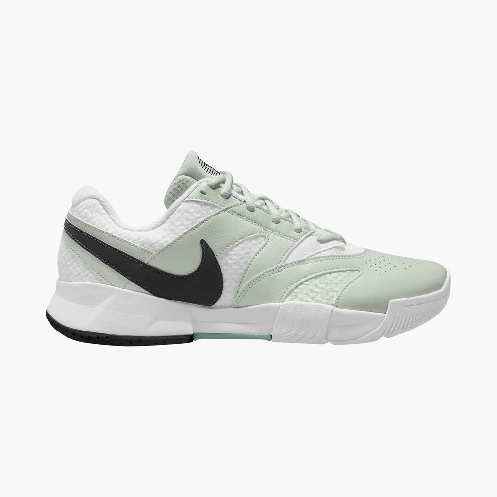 Nike Men's Court Lite 4 Tennis Shoes in White/Black-Light Silver-Steam