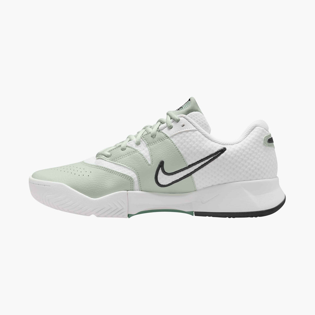 Nike Men's Court Lite 4 Tennis Shoes in White/Black-Light Silver-Steam