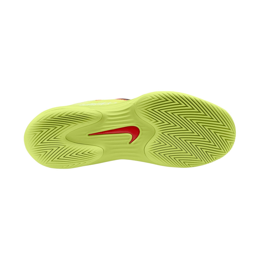 Nike Men's Vapor 12 Hypersmash Hard Court Tennis Shoes in Lt Lemon Twist/Black-Lt Crimson-White