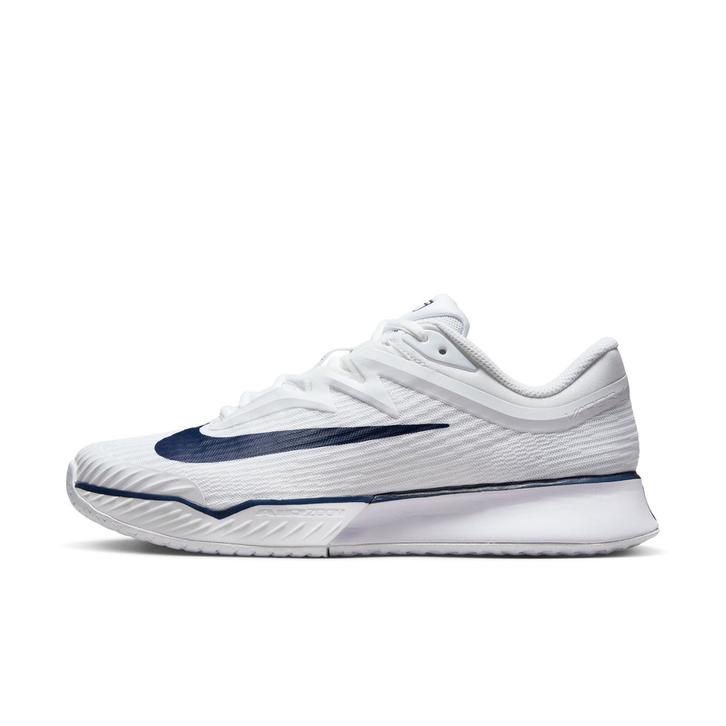 Nike Women's Vapor Pro 3 Premium Hard Court Tennis Shoes in White/Midnight Navy