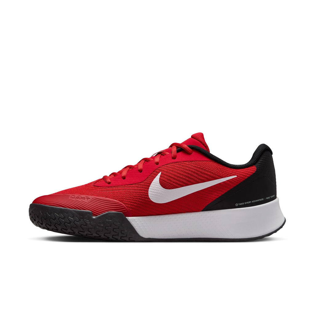Nike Men's Vapor Lite 3 Hard Court Tennis Shoes in University Red/White-Black
