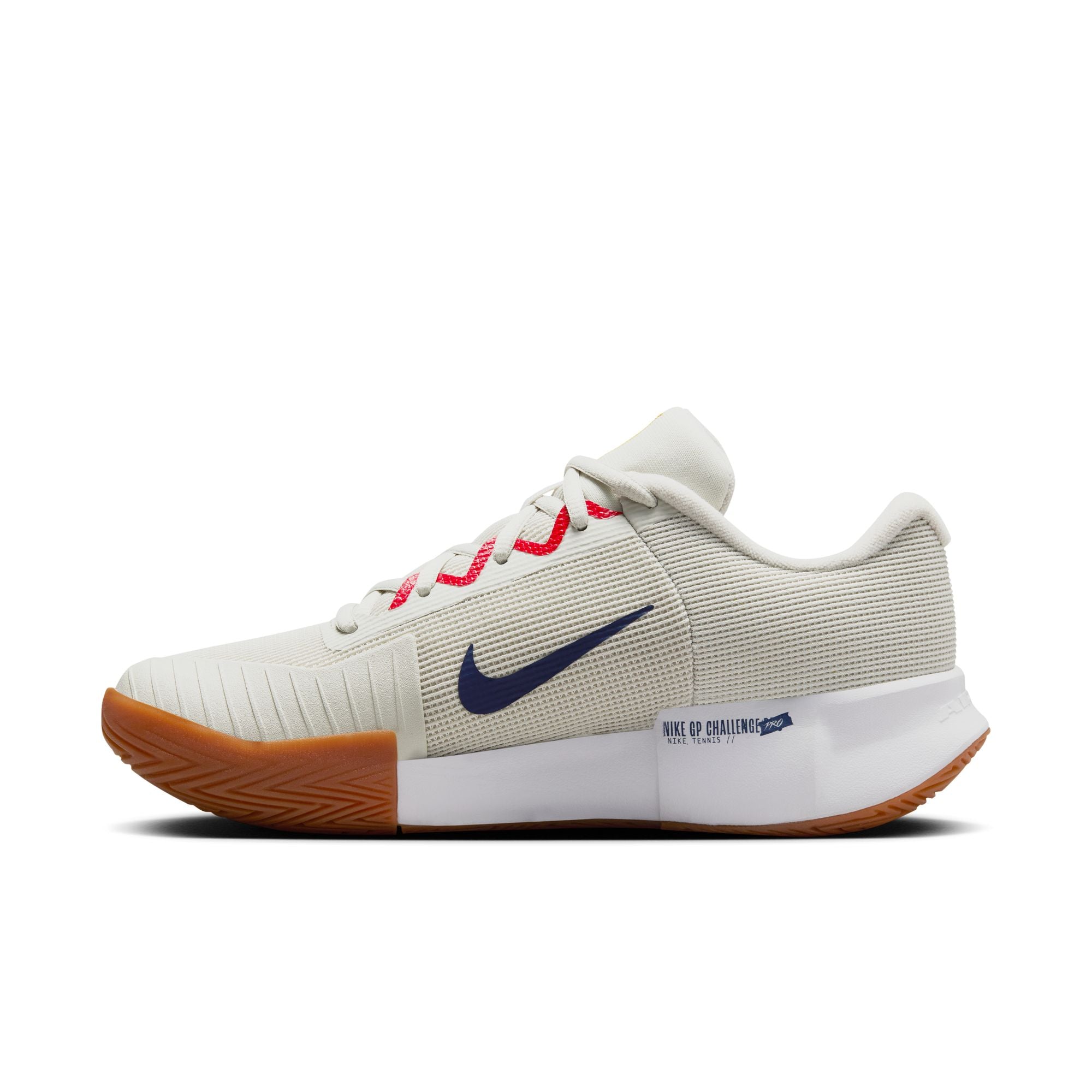 Nike Women's GP Challenge Pro Hard Court Shoes in Light Bone/Binary Blue-Summit White
