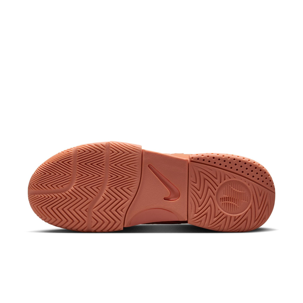 Nike Women's Court Lite 4 Hard Court Tennis Shoes in Apricot Agate/Volt-Dusty Cactus