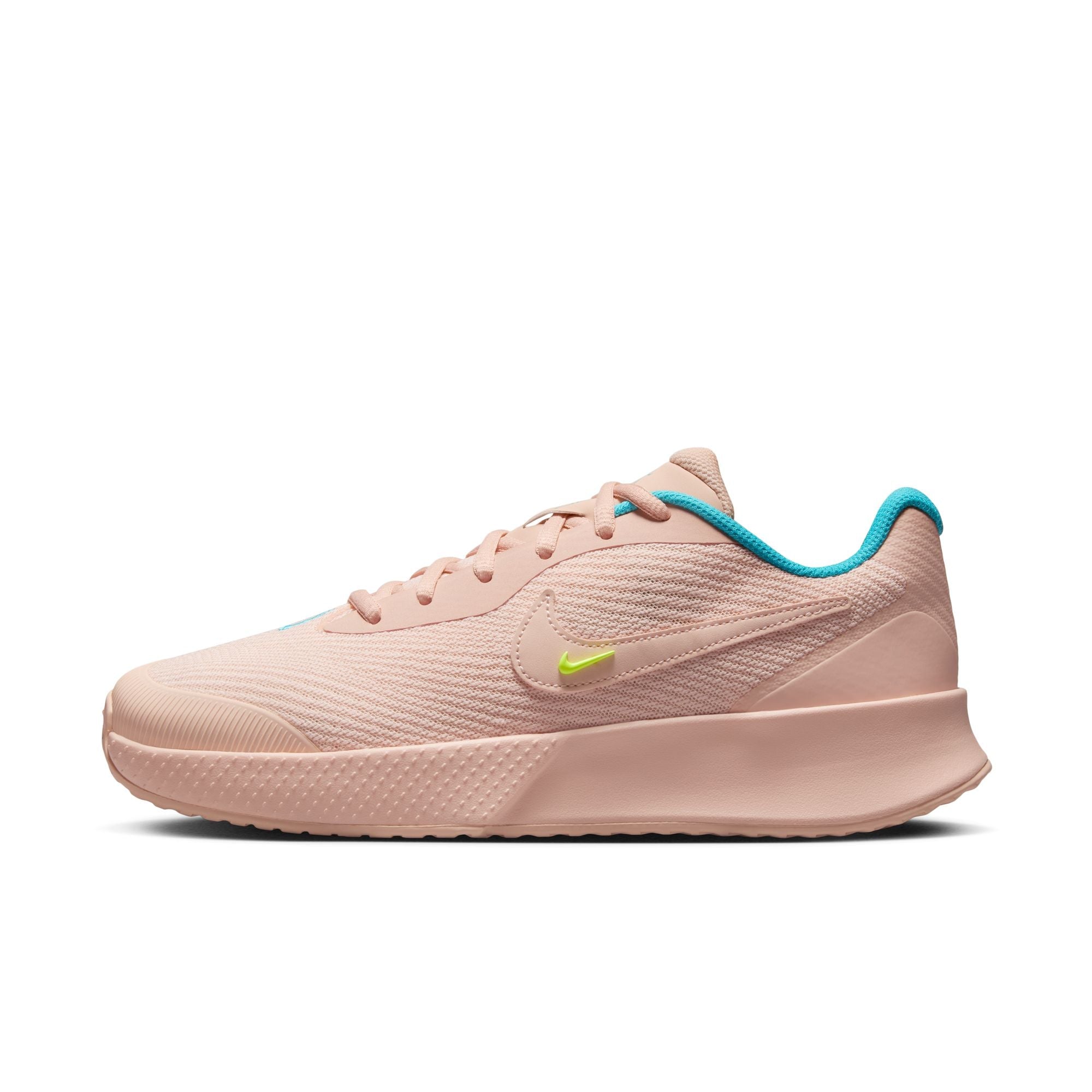 Nike Women's Vapor Lite 3 Hard Court Tennis Shoes in Washed Coral/Dusty Cactus-Volt