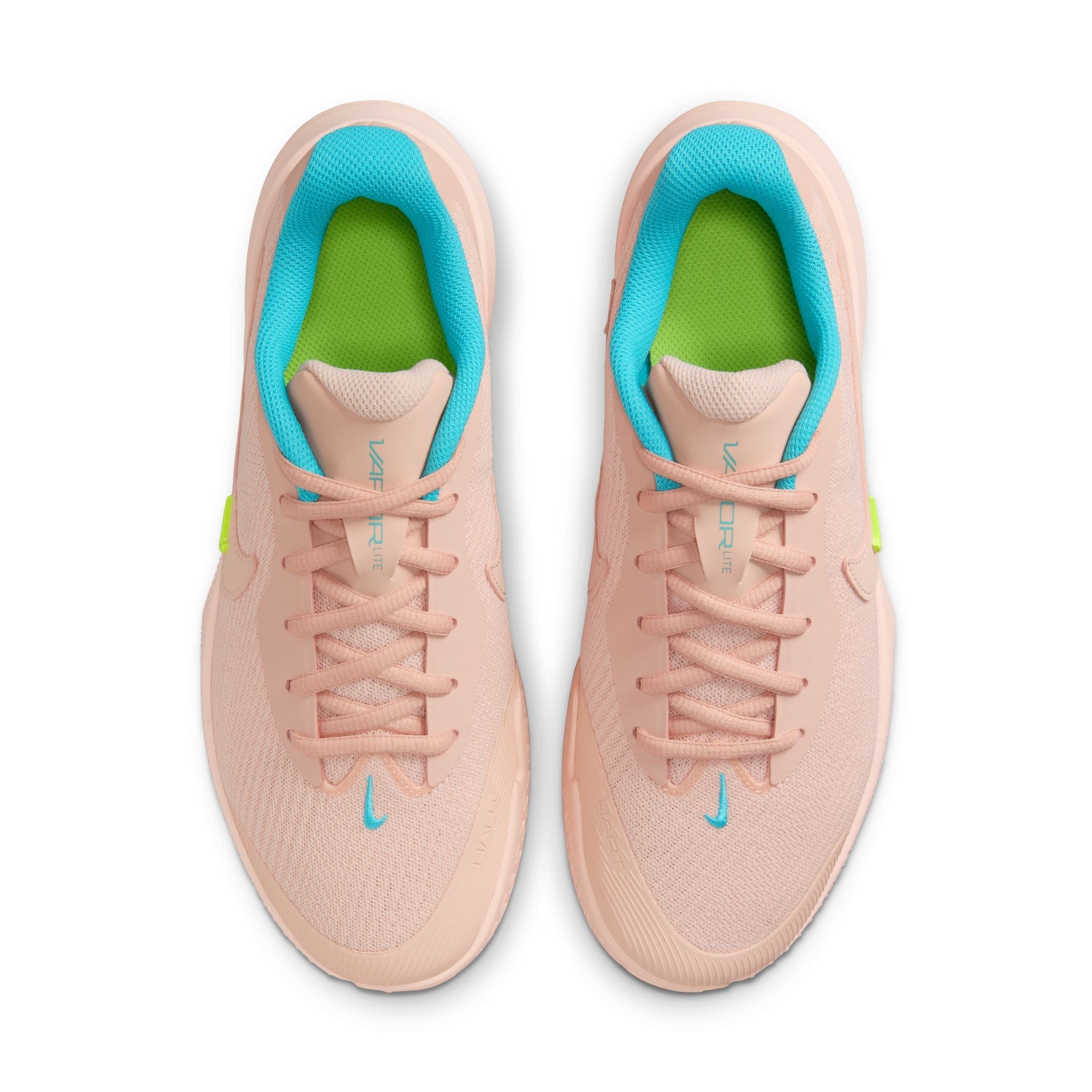 Nike Women's Vapor Lite 3 Hard Court Tennis Shoes in Washed Coral/Dusty Cactus-Volt