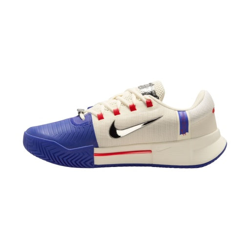 Nike Men's GP Challenge 1 Premium Hard Court Tennis Shoes in Deep Night/Lt Crimson-Pale Ivory