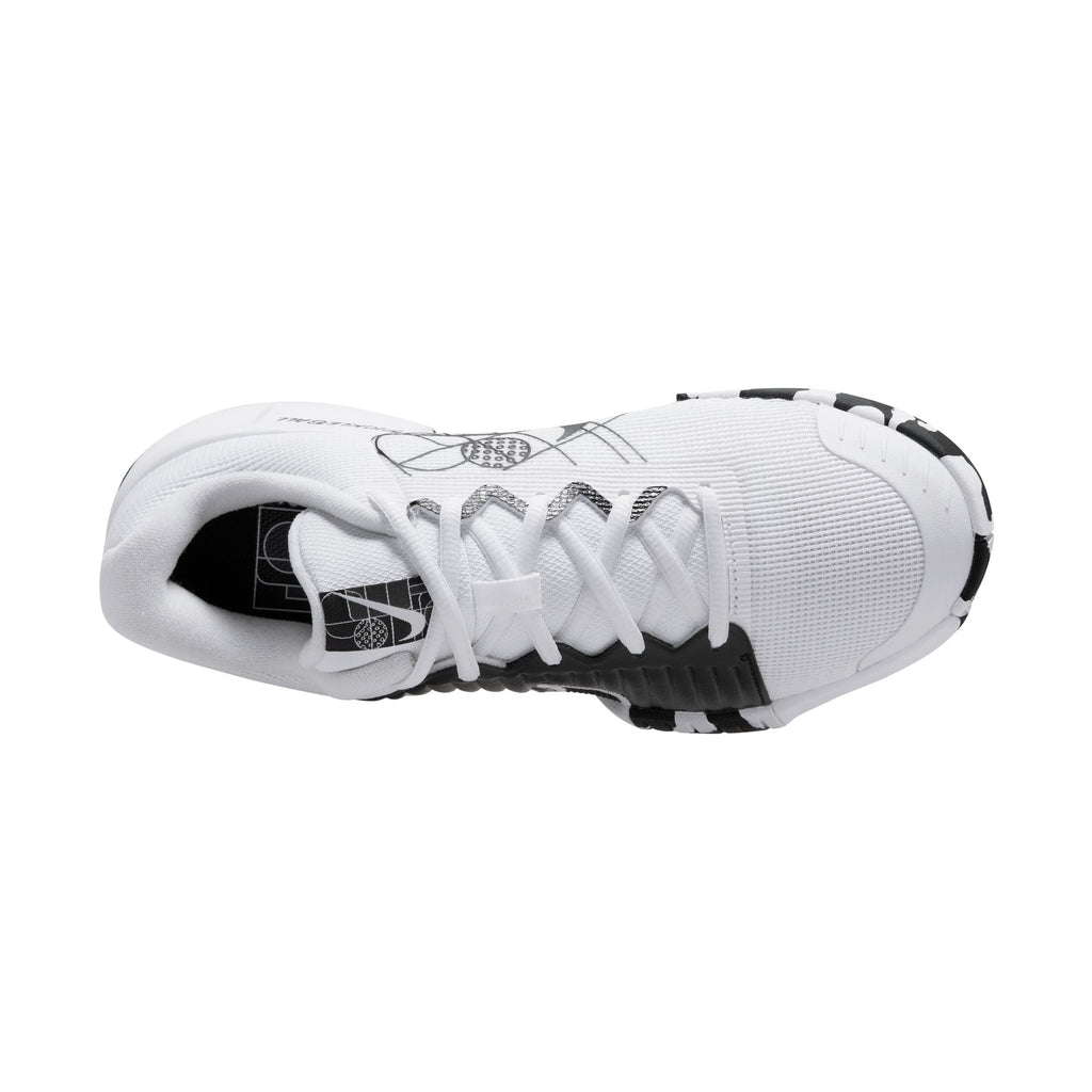 Nike Women's Zoom Challenge Pickleball Shoes in White/White-Black