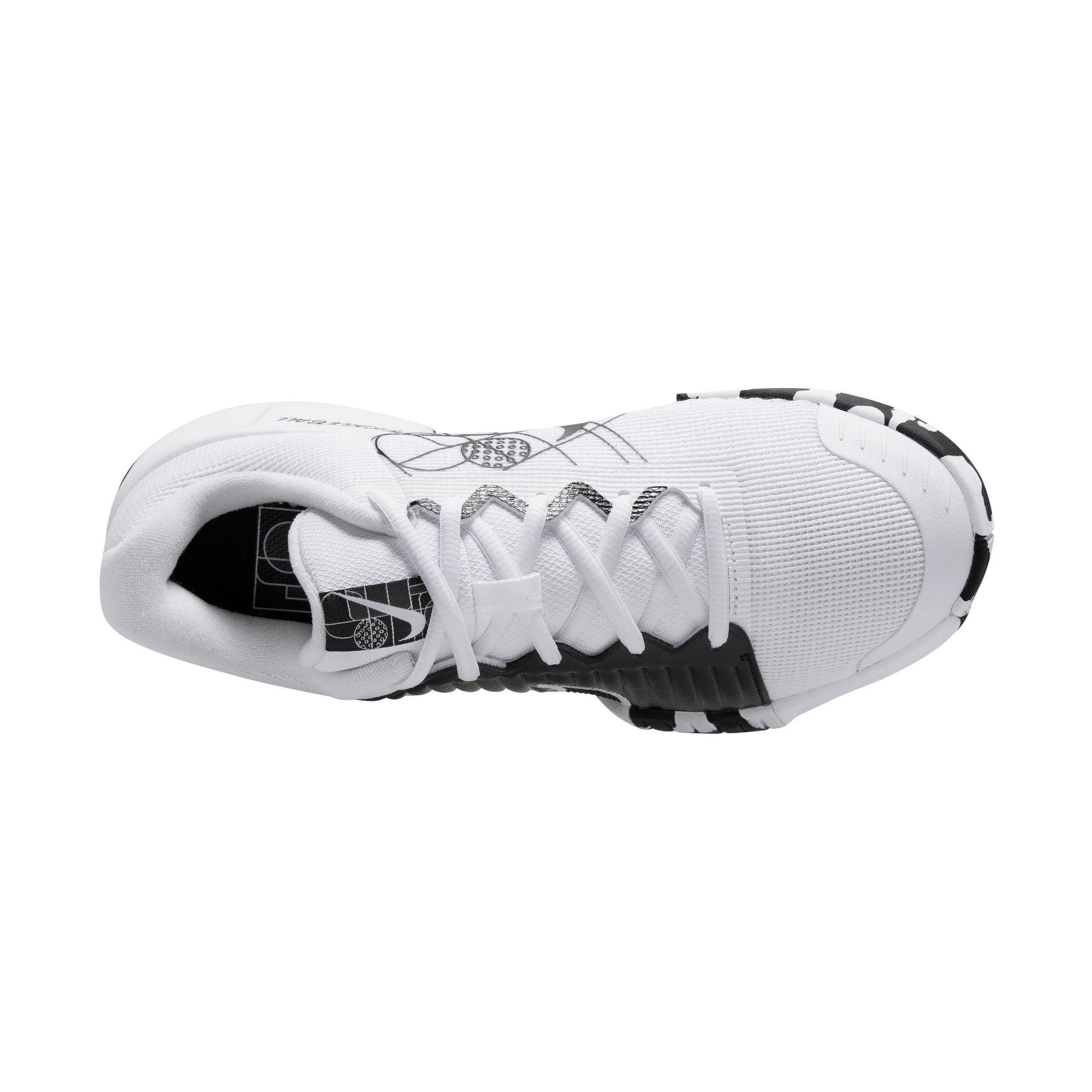 Nike Women's Zoom Challenge Pickleball Shoes in White/White-Black
