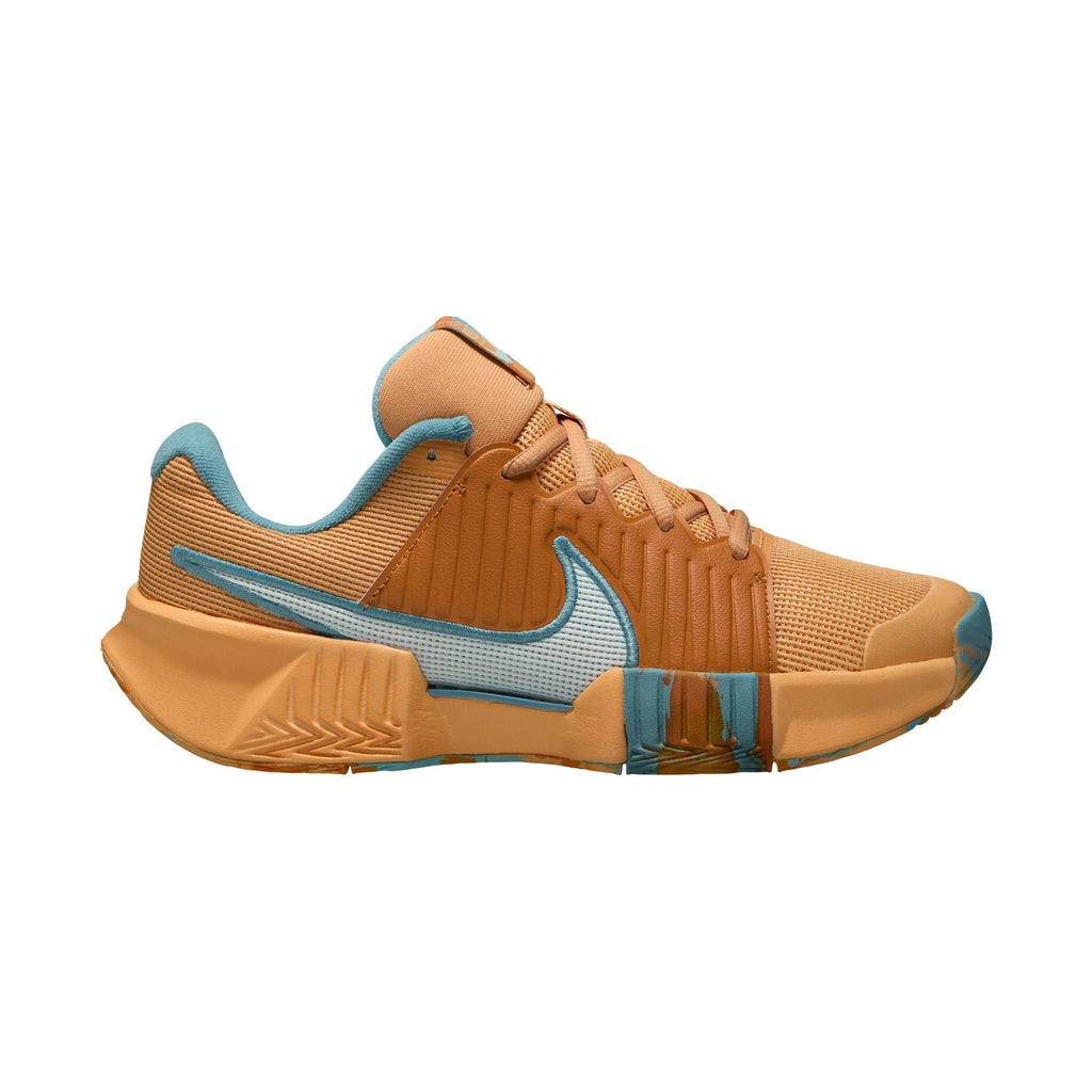 Nike Women's Zoom Challenge Pickleball Shoes in Copper Moon/Glacier Blue-Monarch
