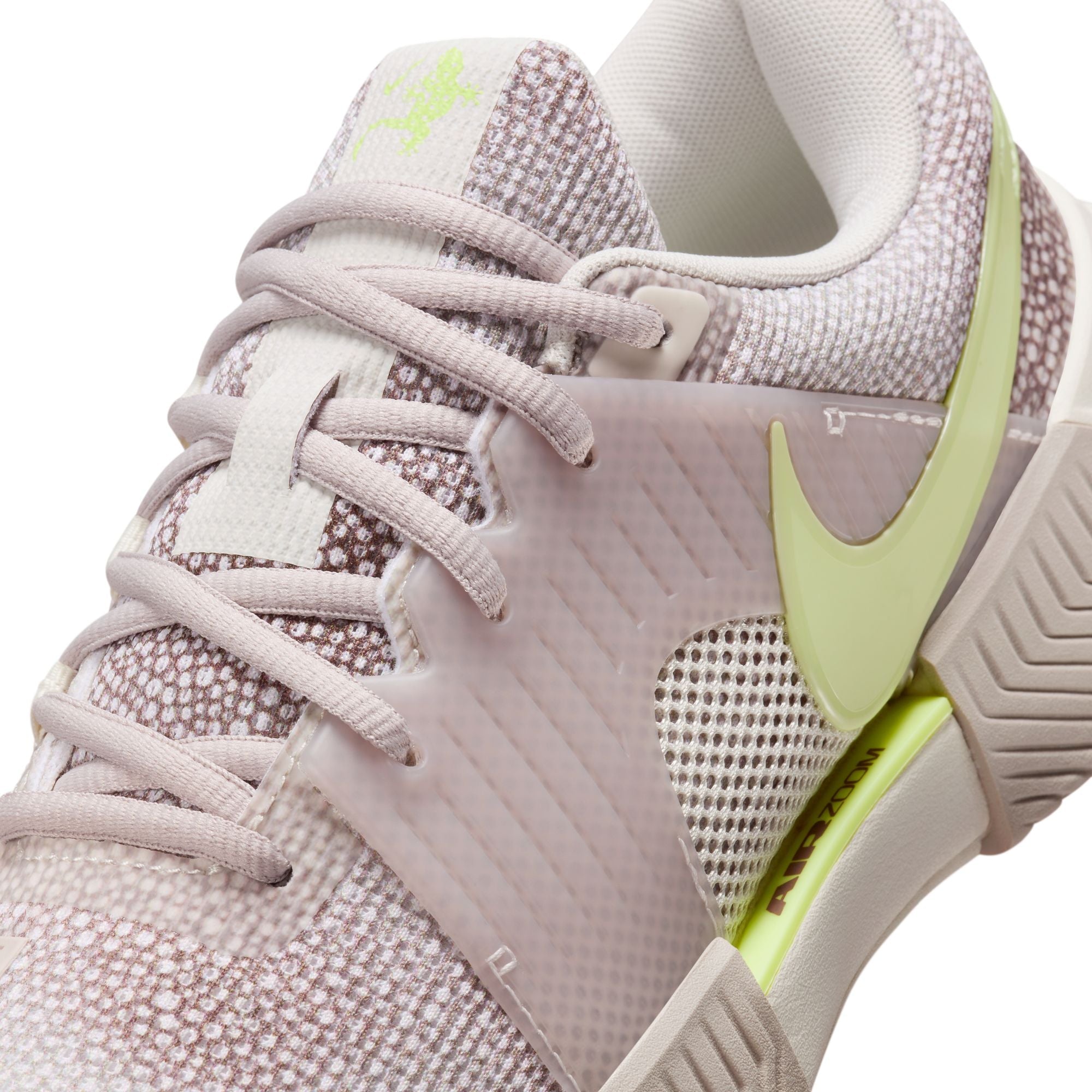 Nike Women's Zoom GP Challenge 1 Tennis Shoes in Phantom/Barely Volt-Platinum Violet