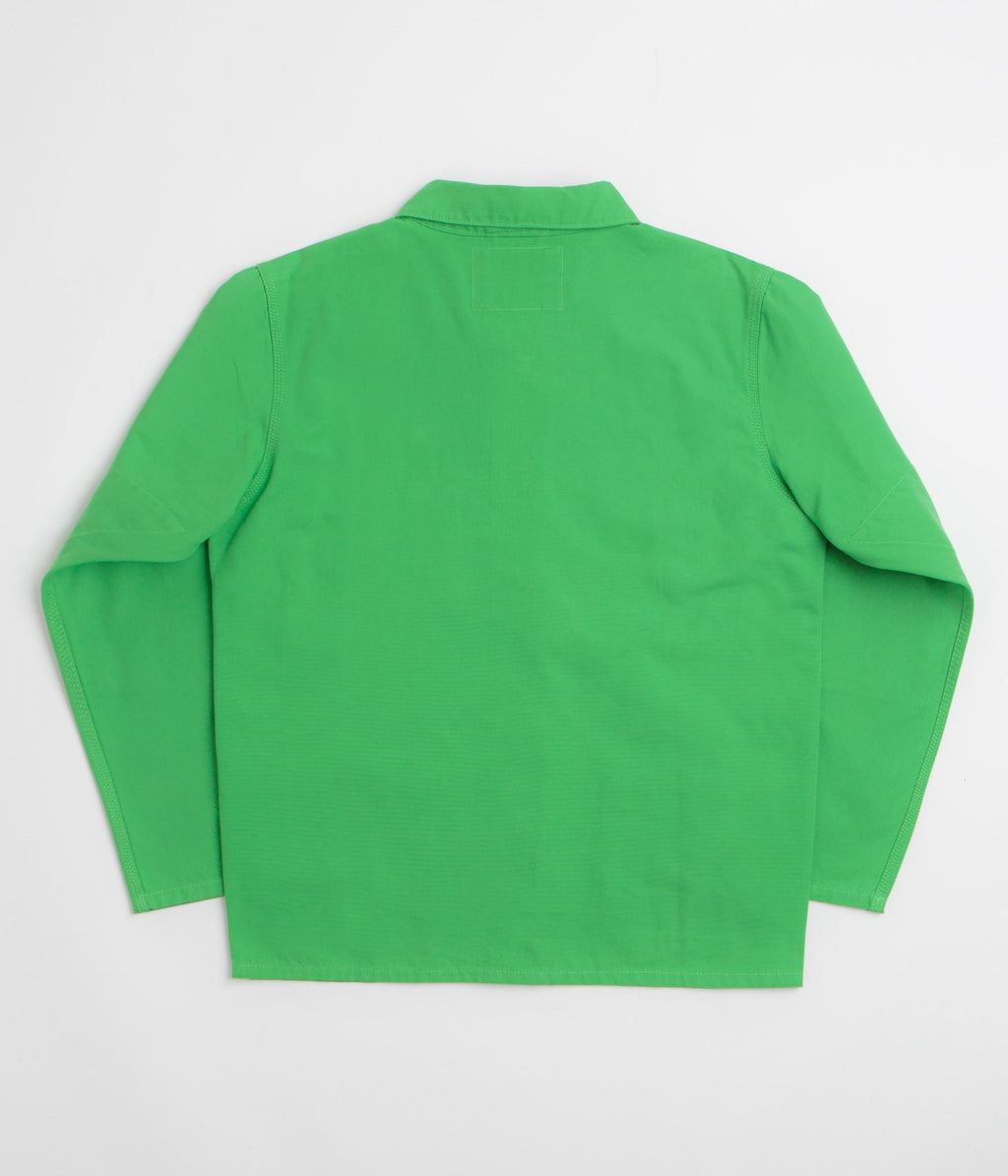 Uskees 3001 Buttoned Overshirt - Tropical Green