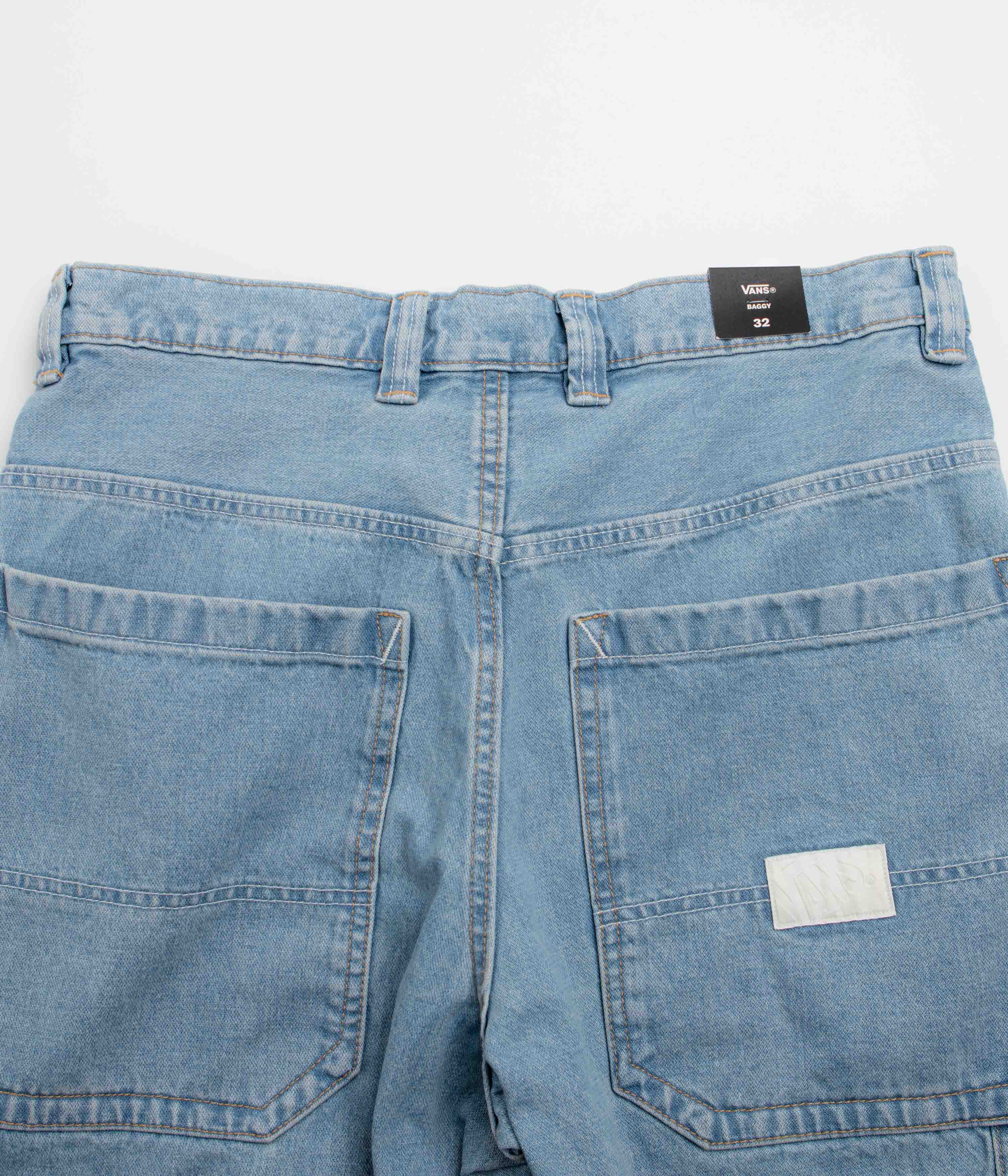 Vans Drill Chore Baggy Carpenter Pants - Light Stonewash