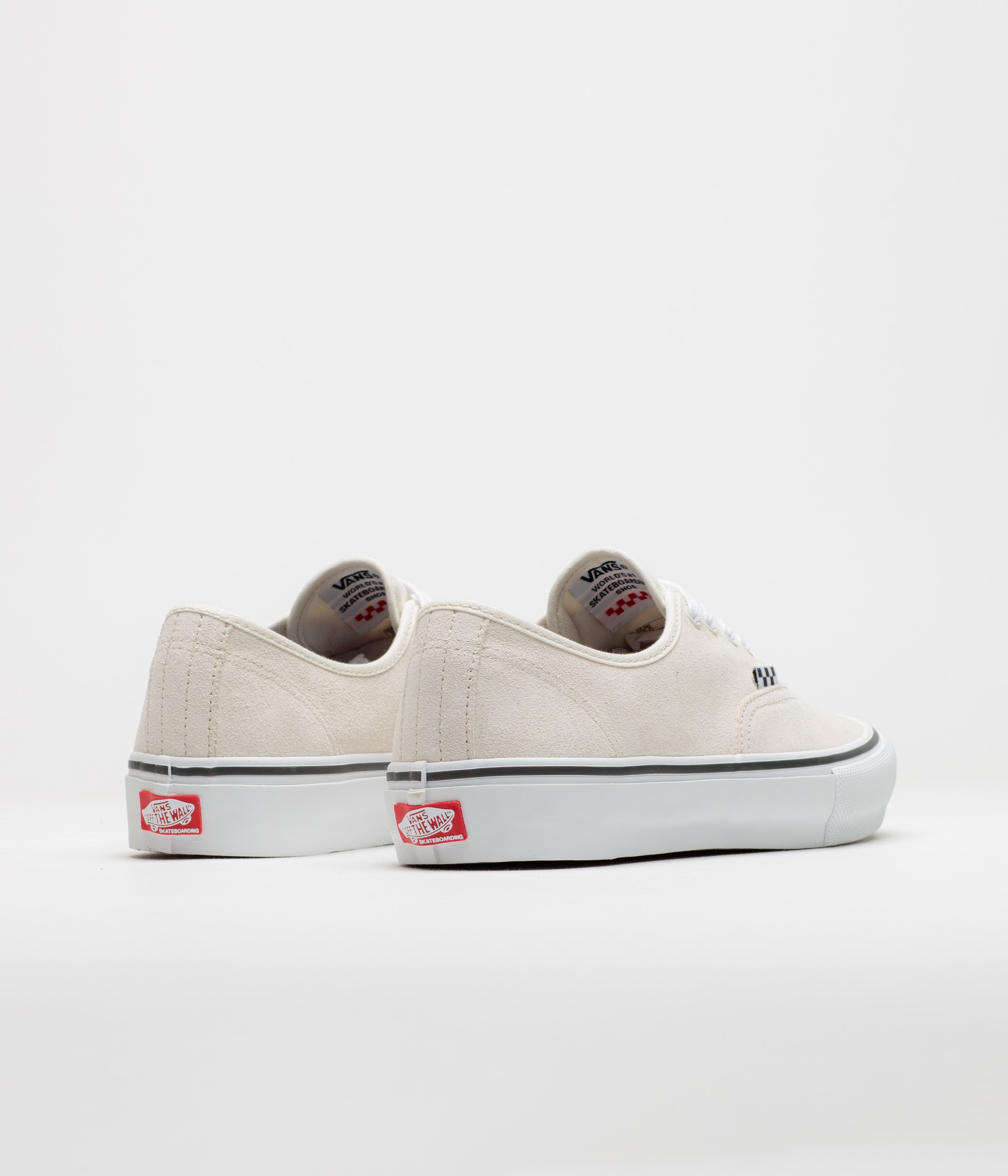Vans Skate Authentic Shoes - White / Gunmetal