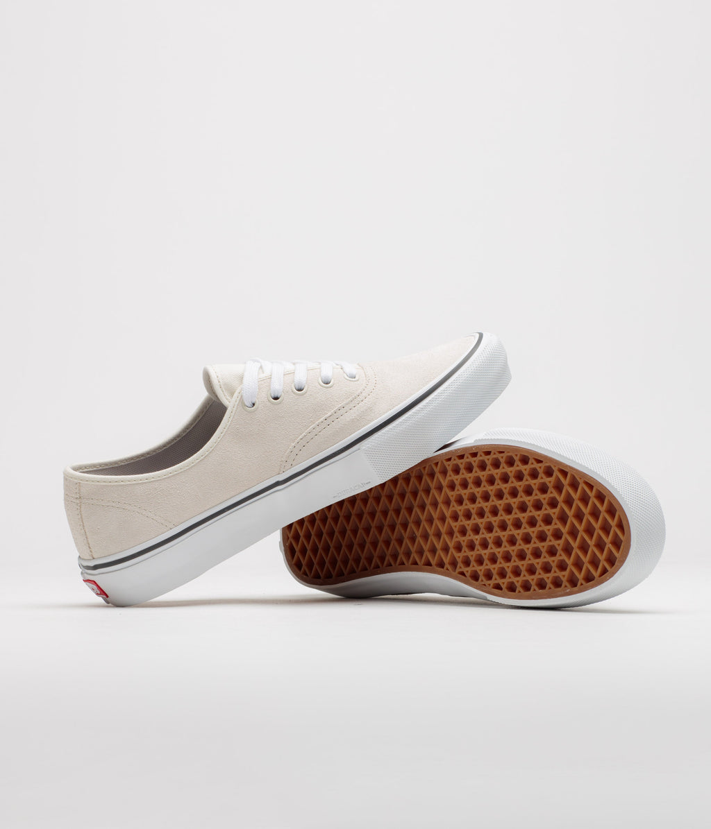 Vans Skate Authentic Shoes - White / Gunmetal