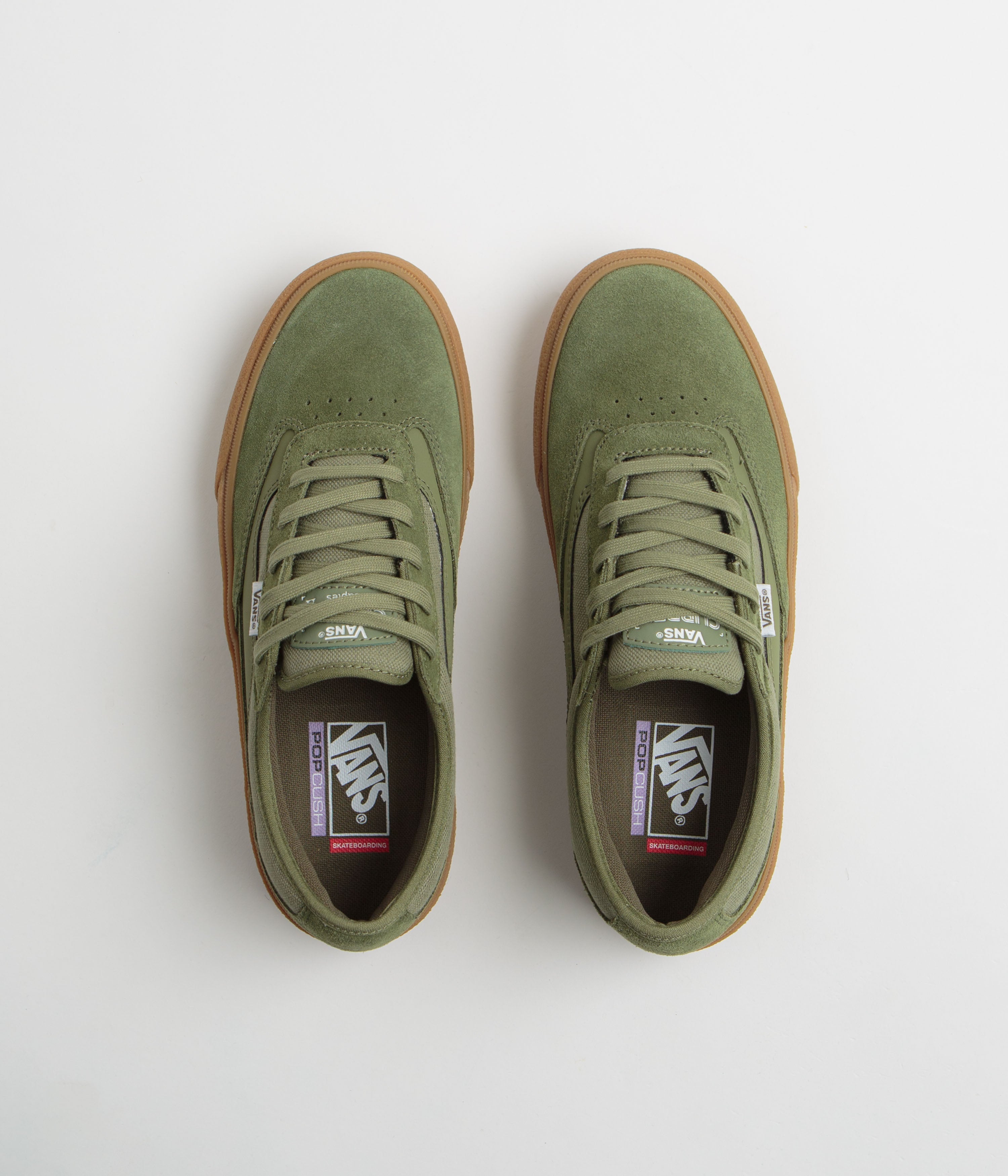 Vans Skate Curren Caples Shoes - Crepe Green / Gum