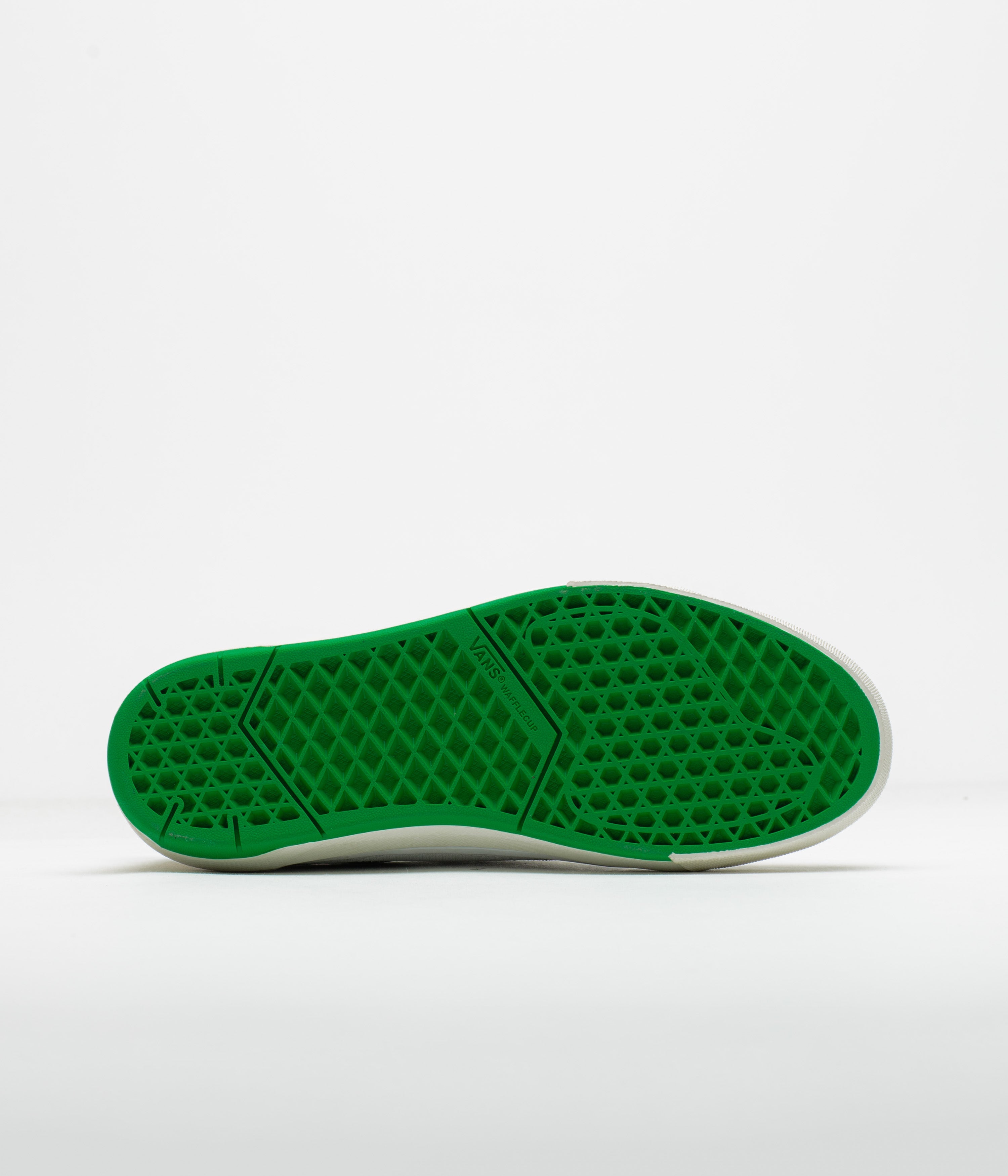 Vans Skate Old Skool Wafflecup Shoes - White / Green