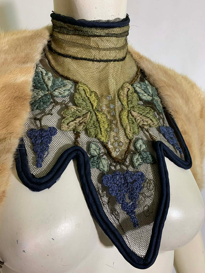 Vicereine Reimagined Victorian Bodice Neckline and Fur Collar