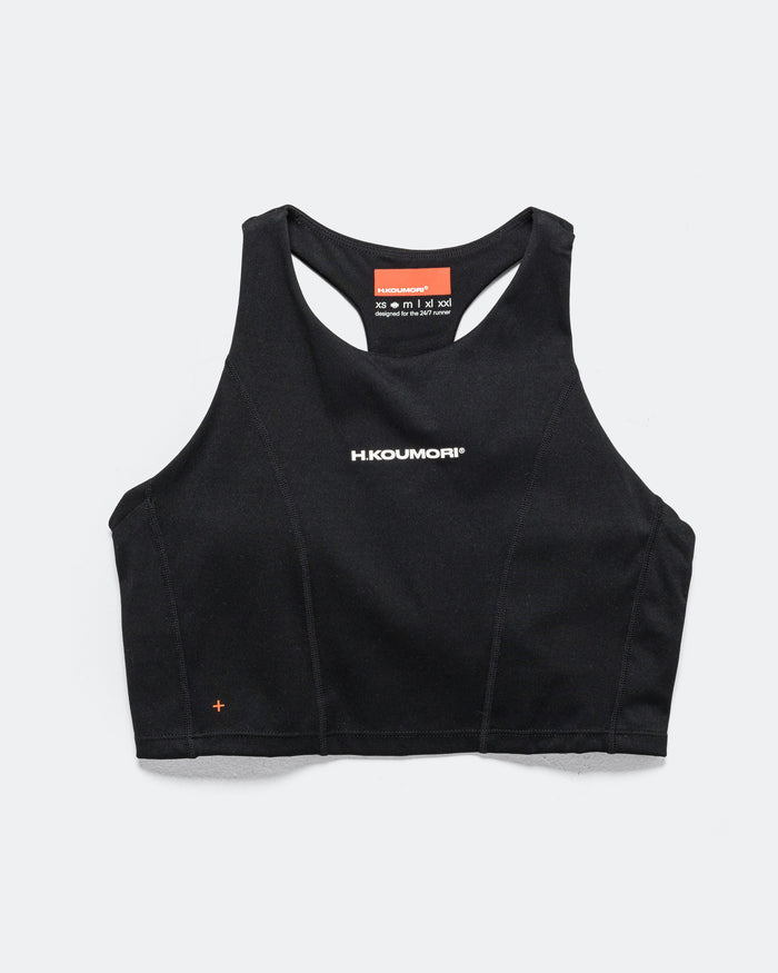 Womens 2 in 1 Pocket Top - Black