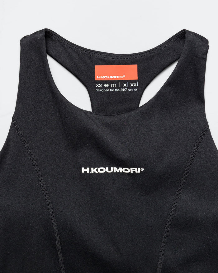 Womens 2 in 1 Pocket Top - Black