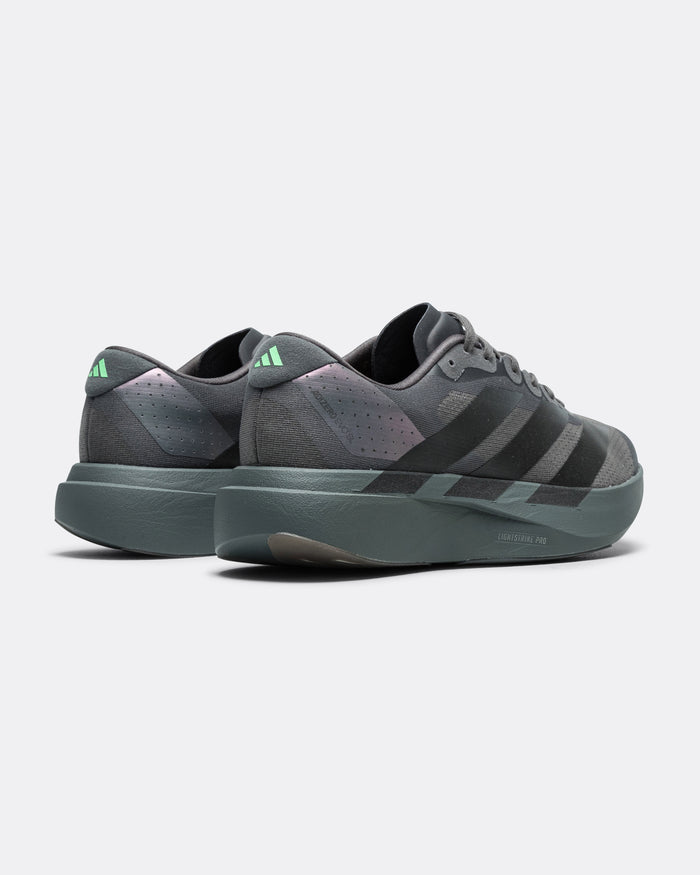 Womens Adizero Evo SL - Grey Five/Core Black-Lime Burst