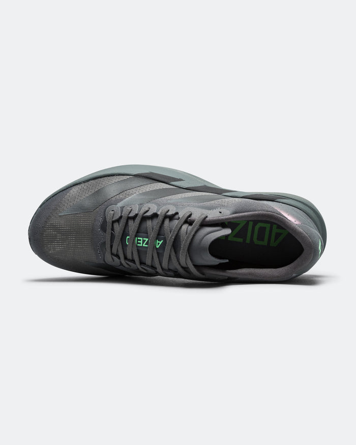 Womens Adizero Evo SL - Grey Five/Core Black-Lime Burst