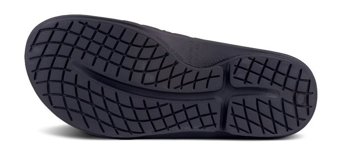 Women's OOahh Sport Flex Sandal- Matte Black bottom view