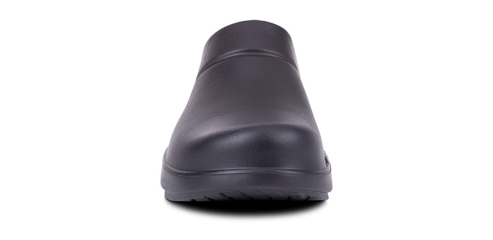 Women's OOcloog Clog - Black - OOFOS front view