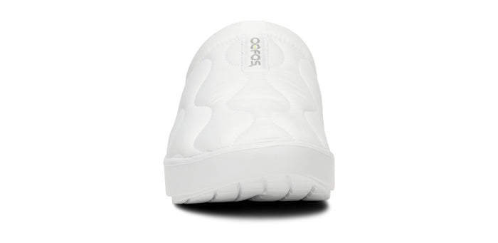 Women's OOcoozie Thermo Mule - White front view