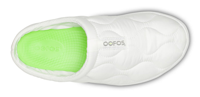 Women's OOcoozie Thermo Mule - White top view