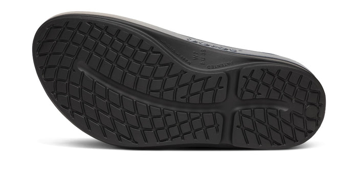 Women's OOmega OOlala Stacked Sandal - Latte Fade bottom view
