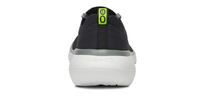 Women's OOmy Stride Low Shoe - White Black back view