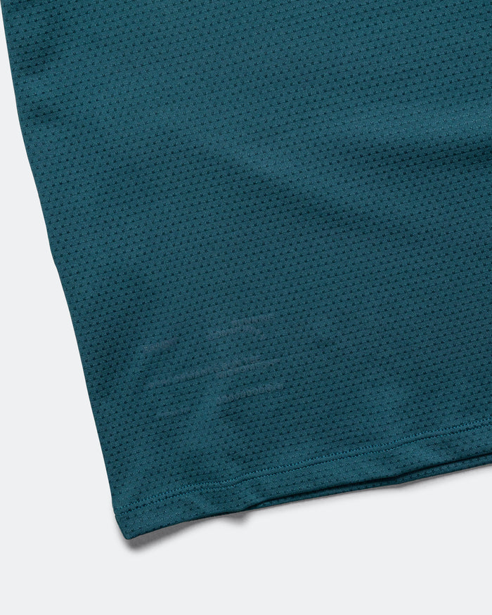 Womens Short Sleeve Micromesh Tee - Storm