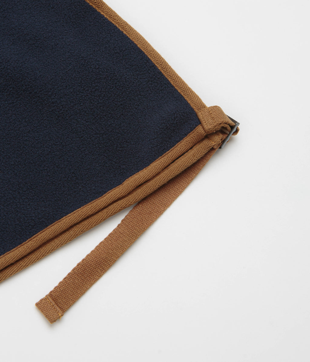 Workware Life Fleece Vest - Navy / Brown