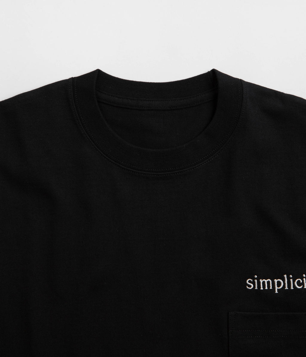 Workware Simplicity Heavyweight Pocket T-Shirt - Black