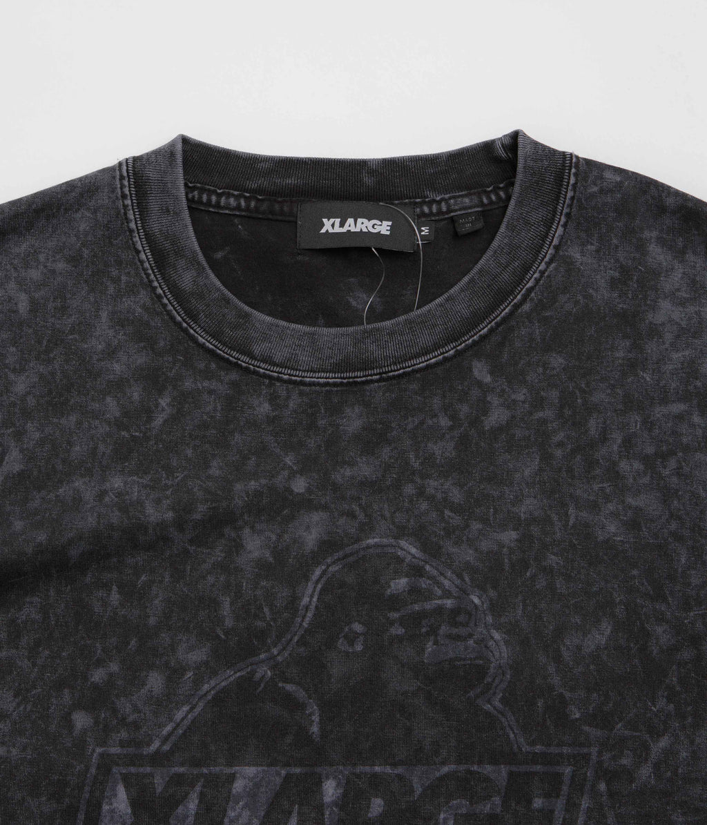 XLarge Slanted OG Long Sleeve T-Shirt - Black Chemical Wash