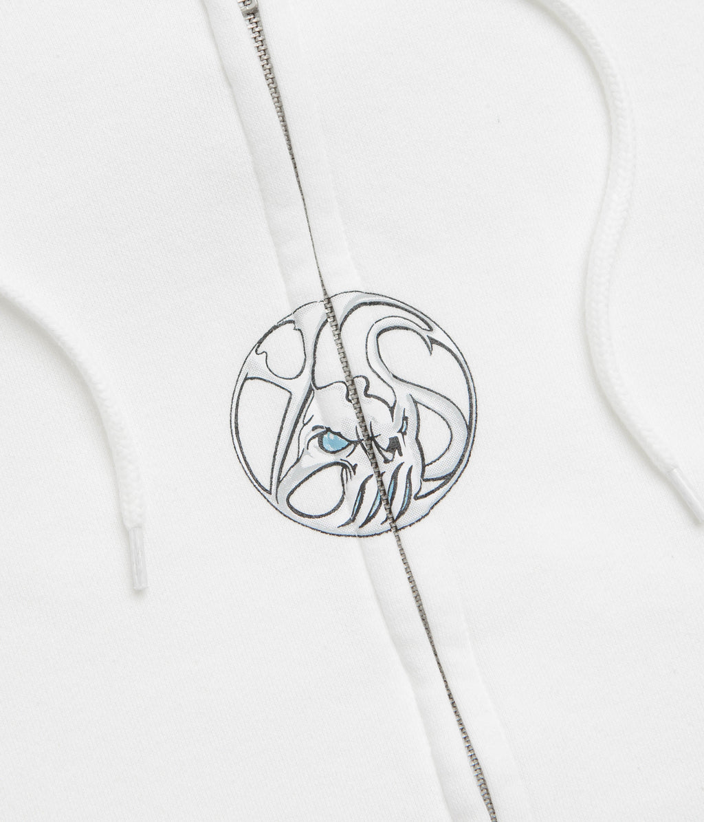 Yardsale Bullseye Full Zip Hoodie - Off White