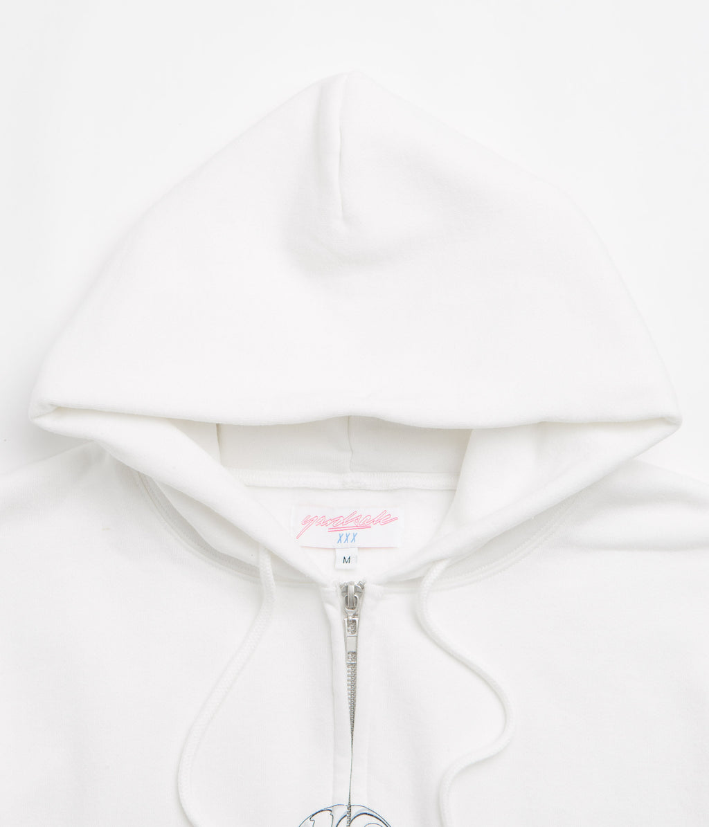 Yardsale Bullseye Full Zip Hoodie - Off White