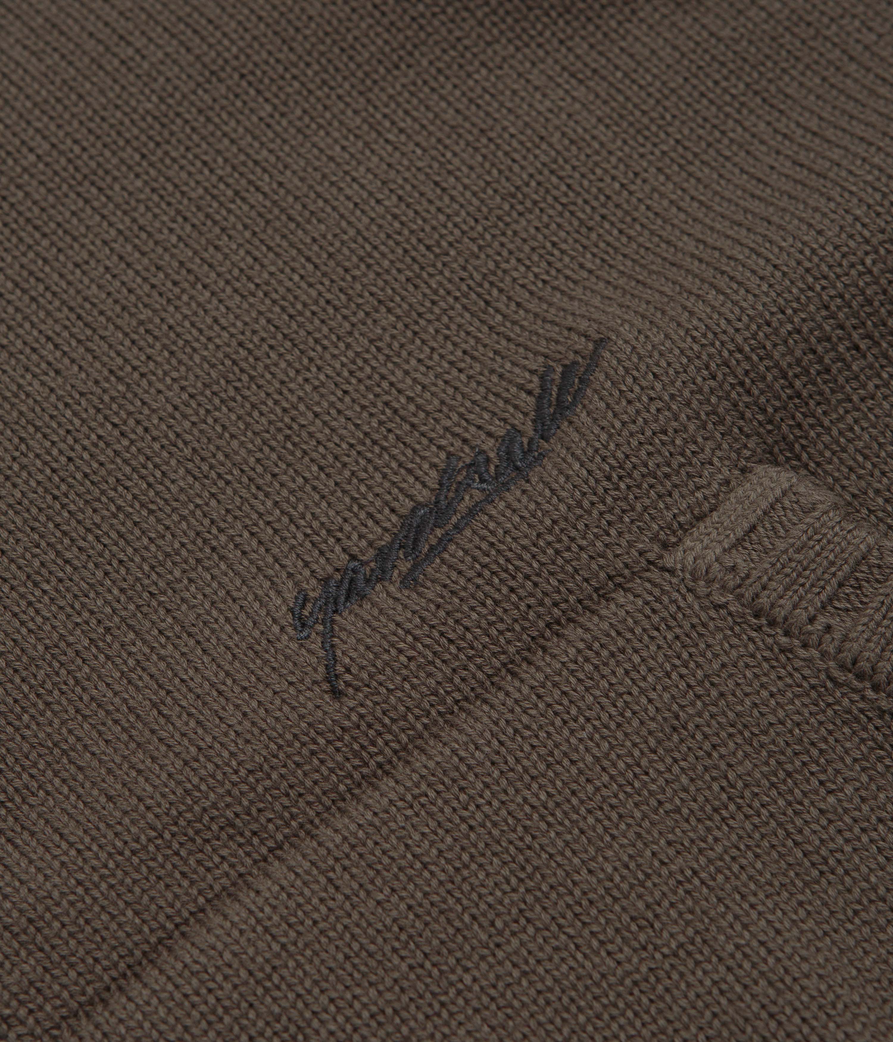 Yardsale Faldo Knitted Full-Zip Sweatshirt - Brown