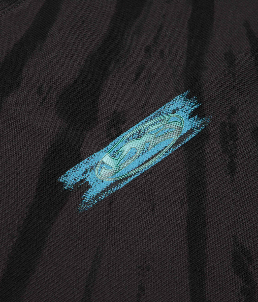 Yardsale Tie Dye Cool Waters T-Shirt - Black
