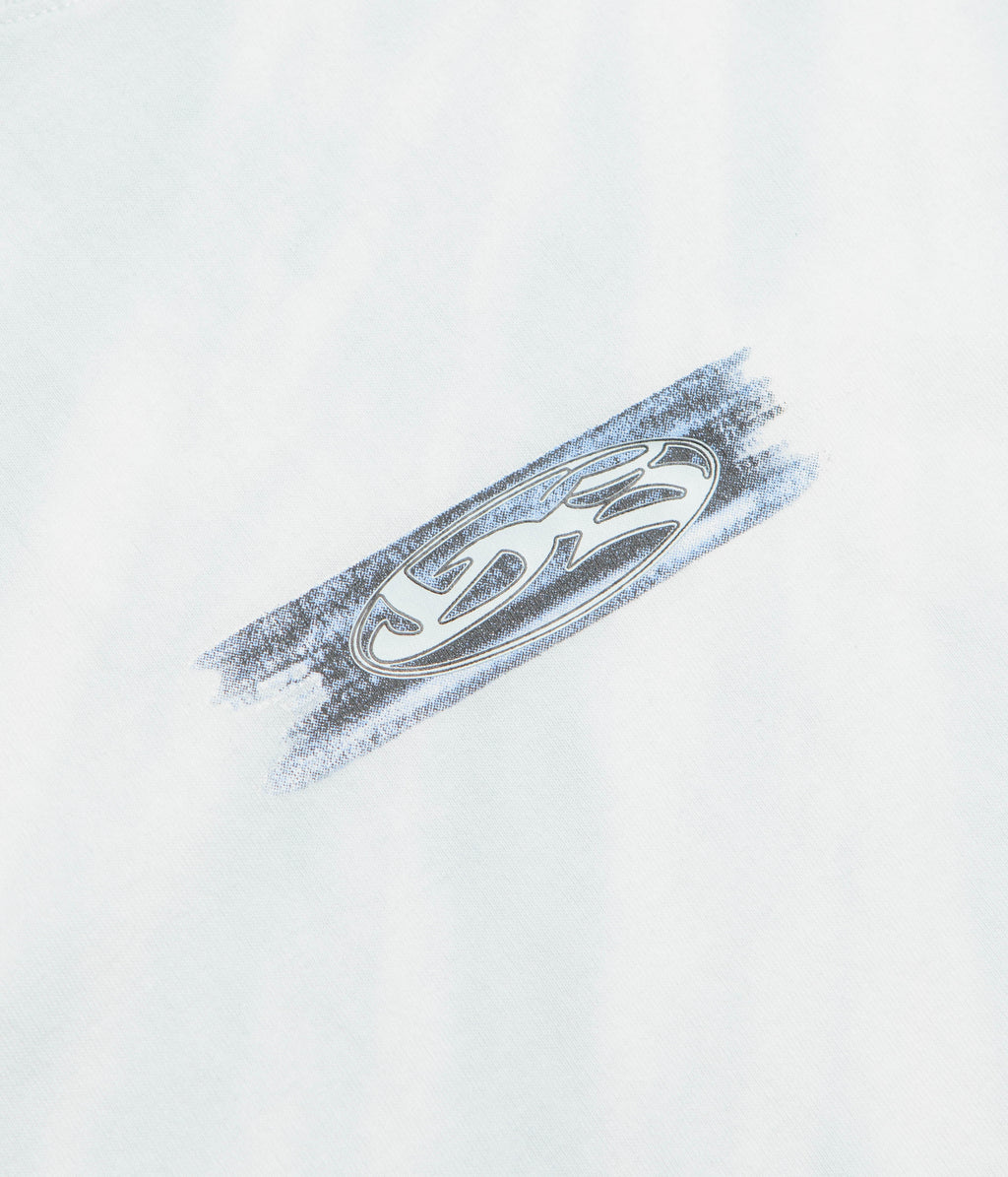 Yardsale Tie Dye Cool Waters T-Shirt - White
