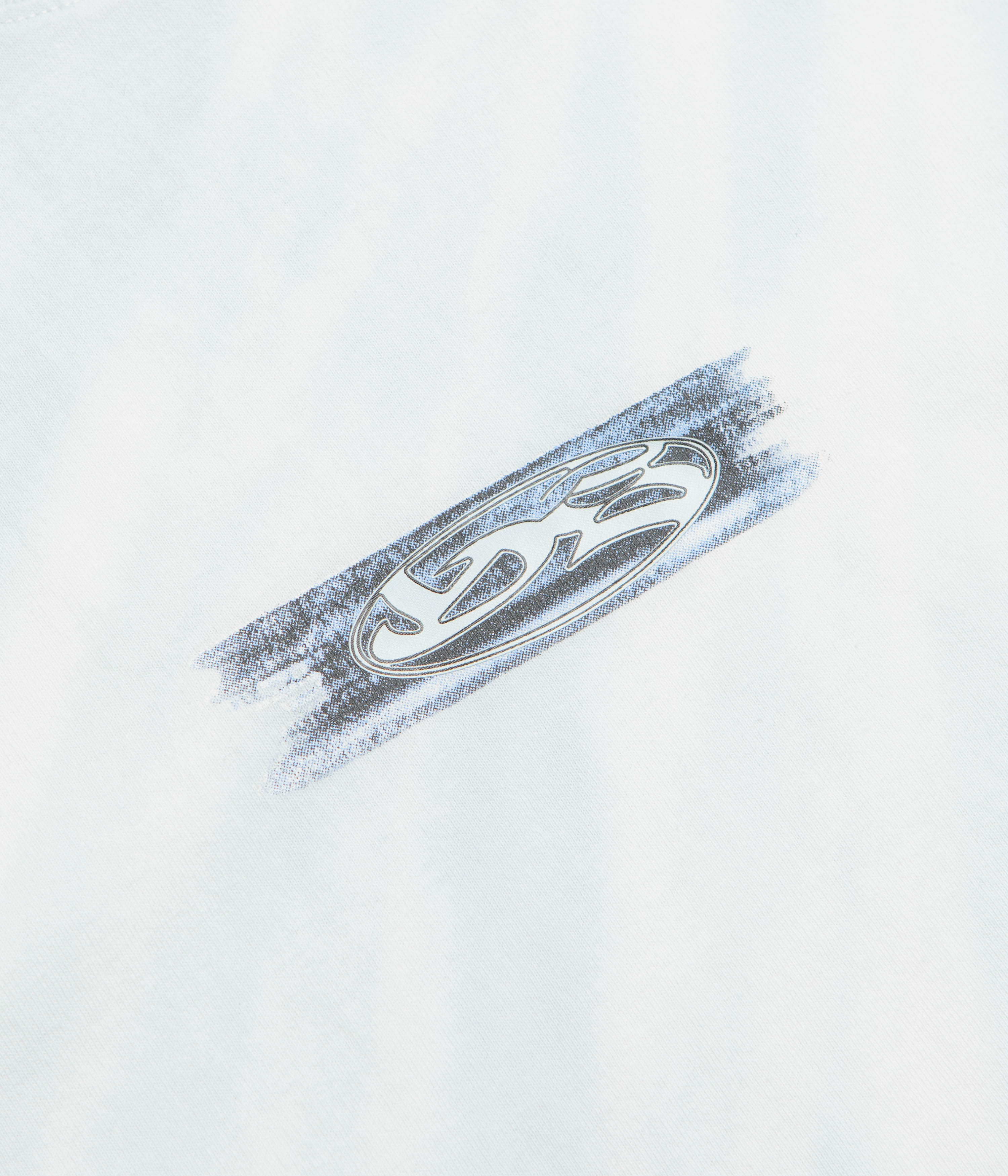 Yardsale Tie Dye Cool Waters T-Shirt - White