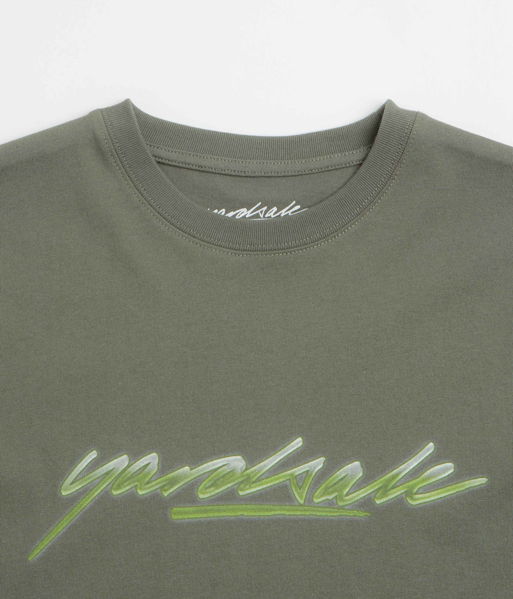 Yardsale Washed Script T-Shirt - Sand