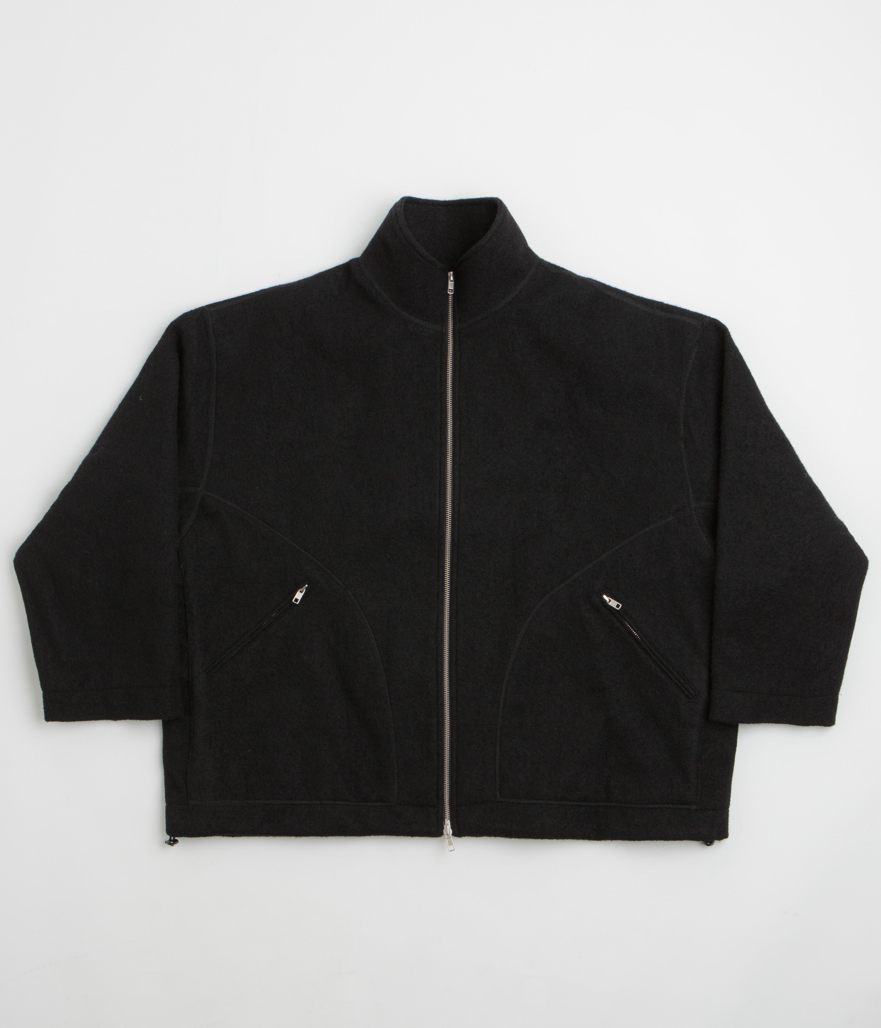 YMC Aaron Zip Fleece Jacket - Black