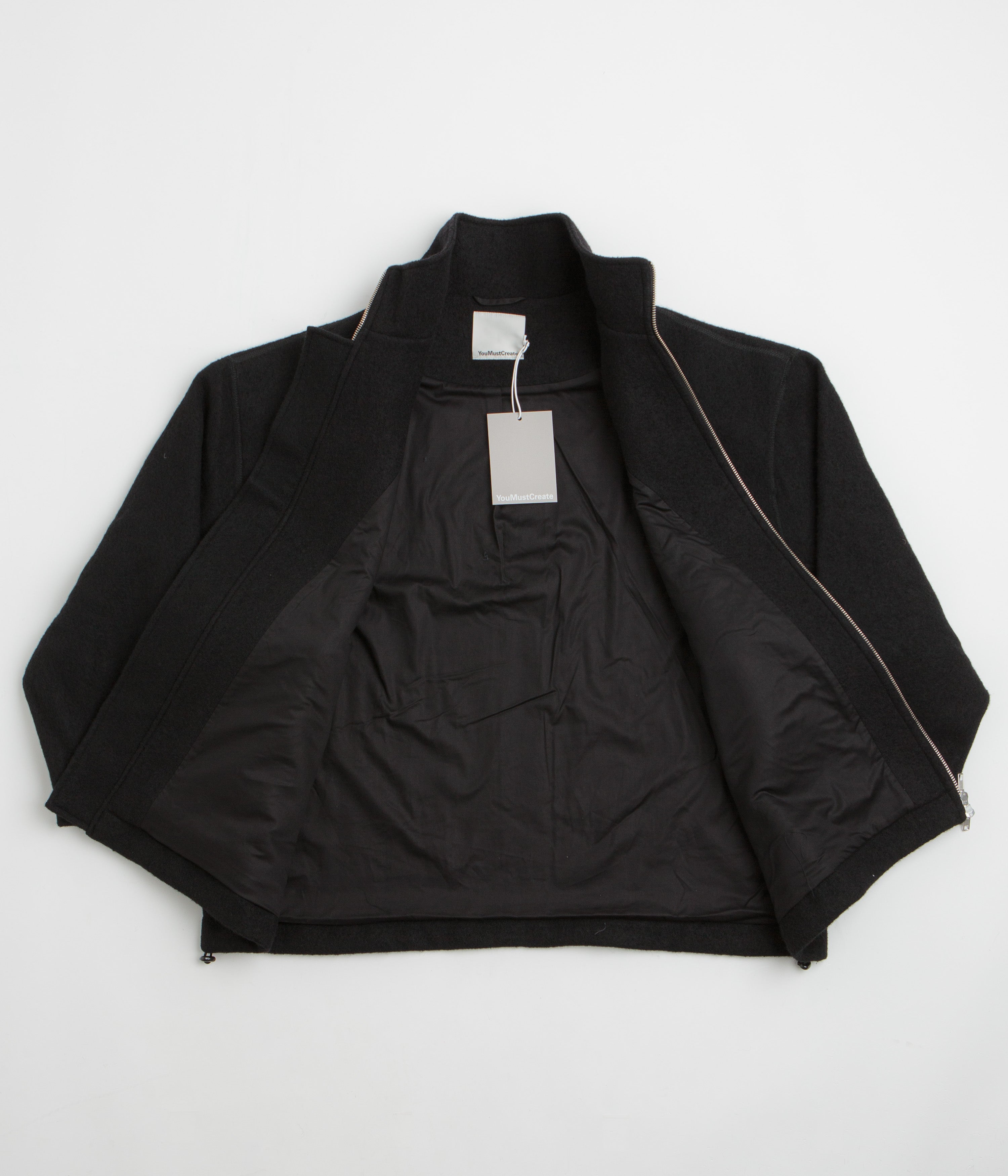 YMC Aaron Zip Fleece Jacket - Black