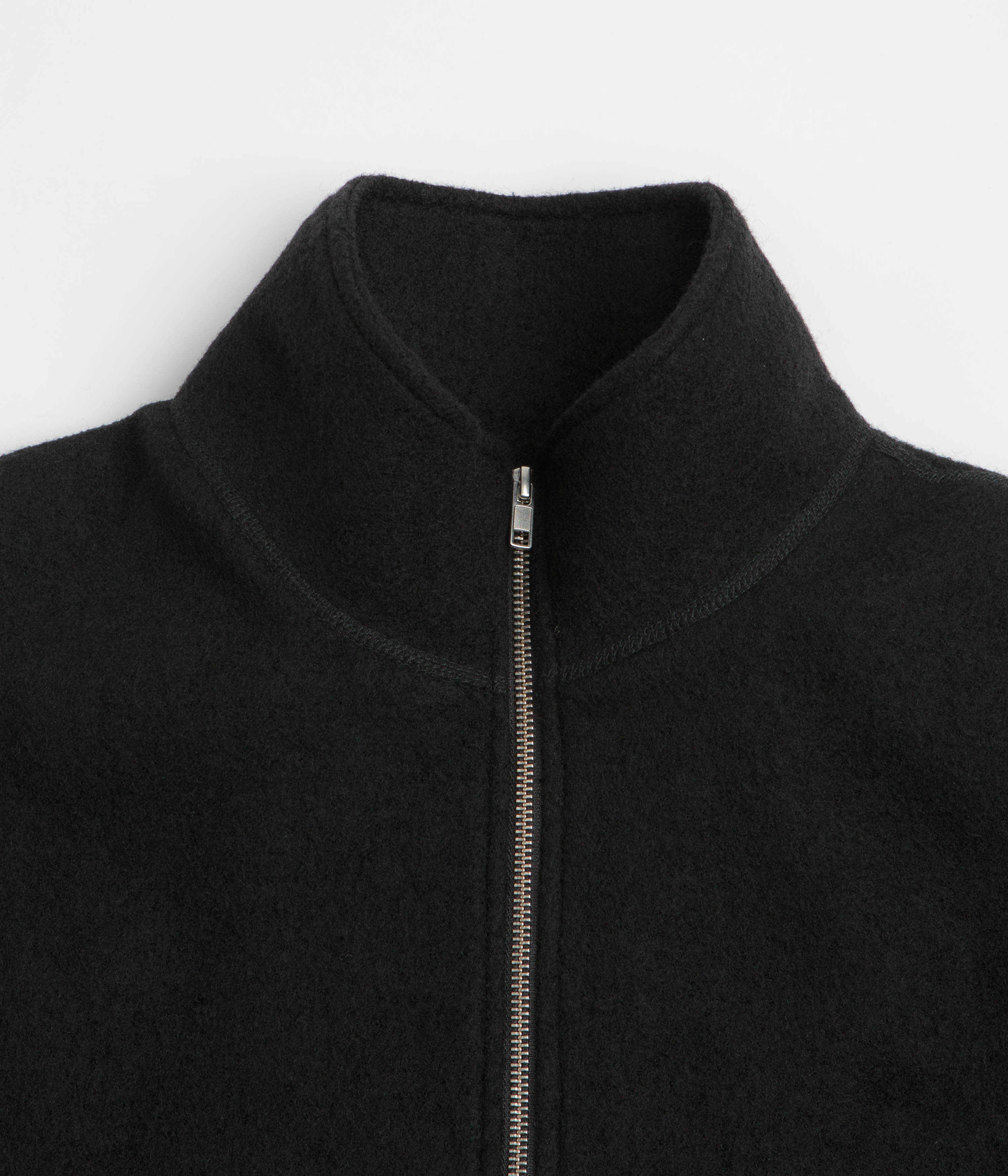 YMC Aaron Zip Fleece Jacket - Black