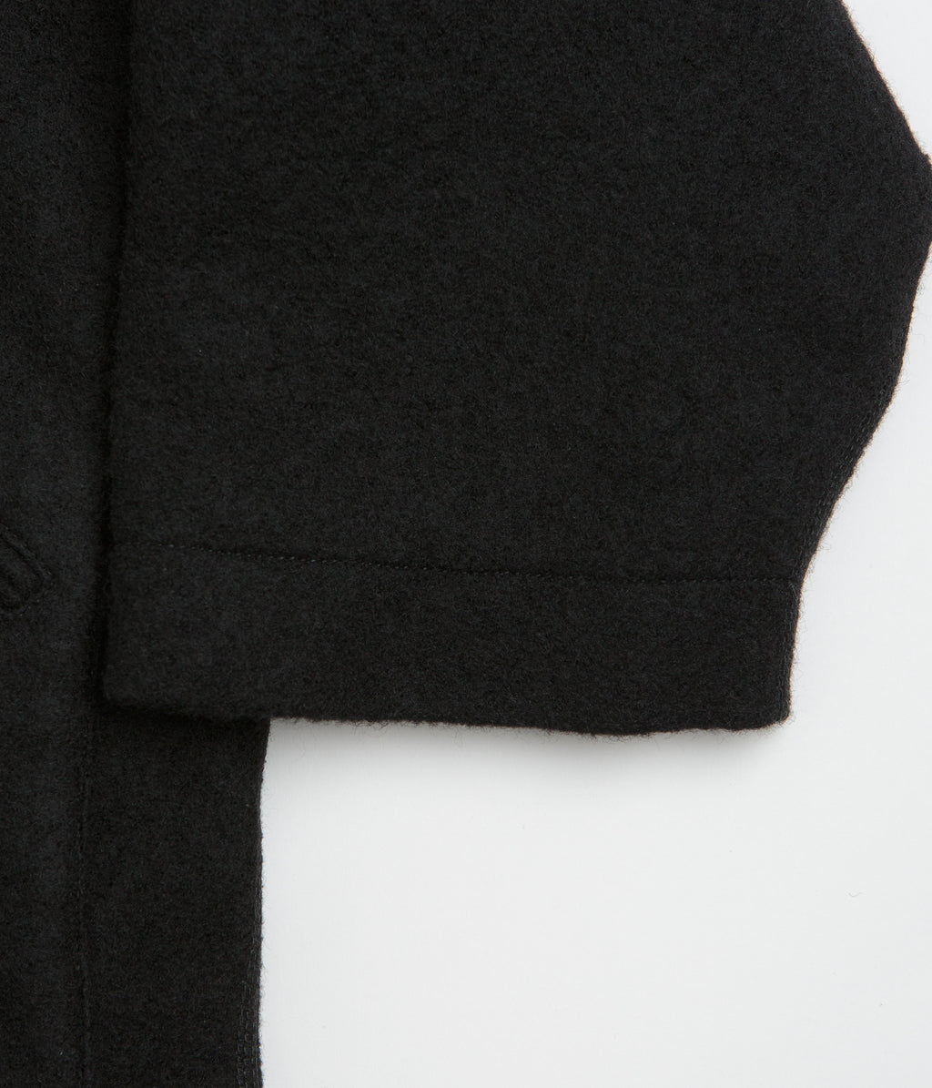 YMC Aaron Zip Fleece Jacket - Black